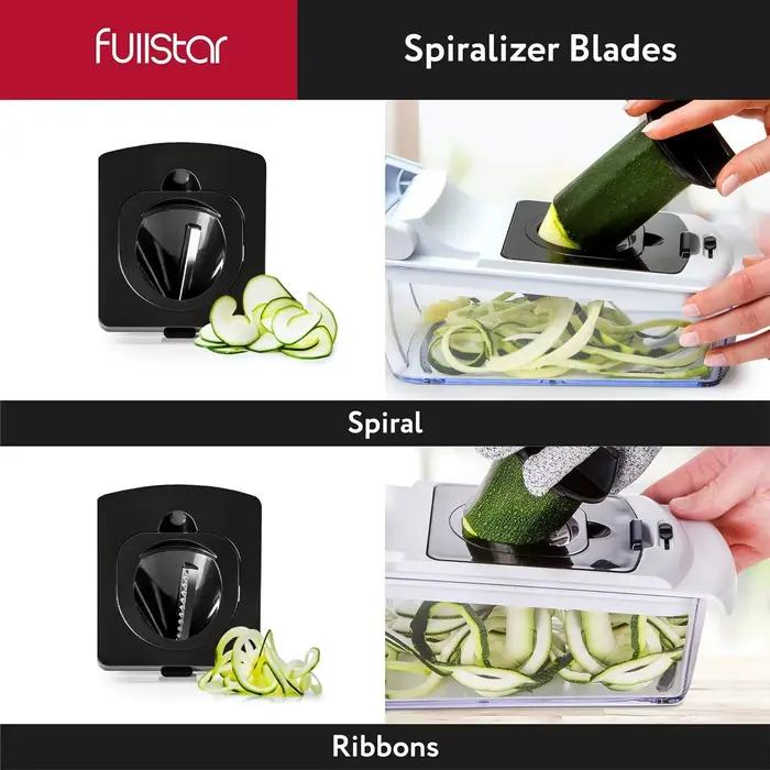 Hachoir à Légumes en Spirale avec Récipient, Gadgets de Cuisine, Accessoires Essentiels pour la Mais