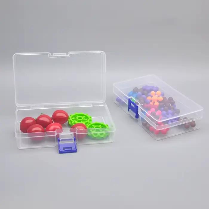 5 boîtes de rangement en plastique transparent pouvant accueillir des petits articles, des petits jo