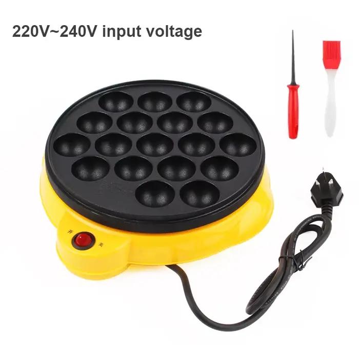Machine électrique de cuisson de boules de poulpe Takoyaki, fabricant de Maruko avec poêle à gril à