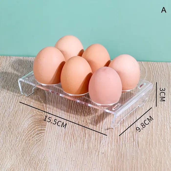 Conteneur de stockage René à 6/10 trous, support de réfrigérateur pour réfrigérateur, boîte à platea
