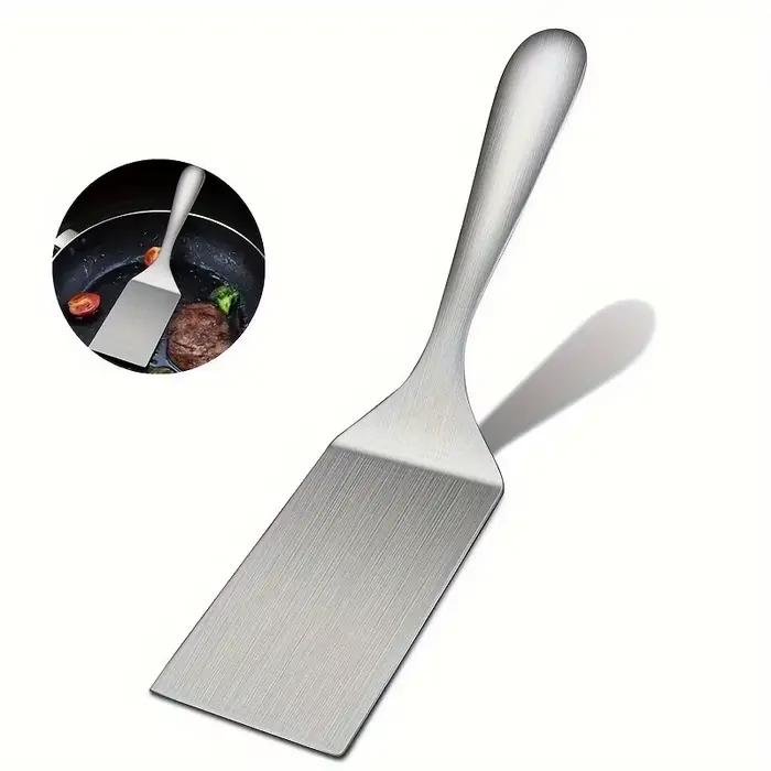 Petite spatule en acier inoxydable, spatule pour retourner les aliments sur le gril, retourneur de g