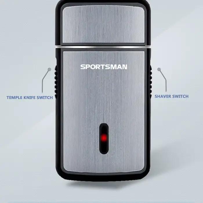 Mini rasoir électrique pour hommes, rasoir Portable multifonctionnel, couteau à barbe, chargeur USB,