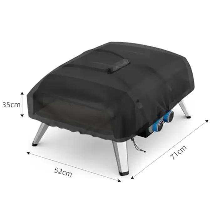 Housse de protection robuste et imperméable pour four à pizza Tefal à gaz 71 x 52 x 35 cm, coupe-ven