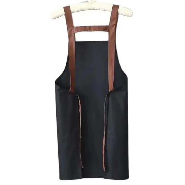 Tablier imperméable imprimé Hello Letter, cuisine, maison, grande poche, rangement, cuisson initiée,