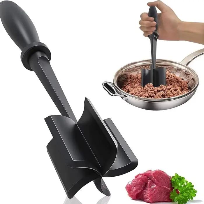 Hachoir à viande 3 pièces, déchiqueteur de viande, résistant à la chaleur, adapté pour les hamburger