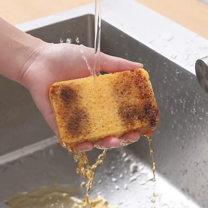 Pâte de bois de cuisine, éponge magique en mélamine, gomme pour laver la vaisselle, table de cuisson
