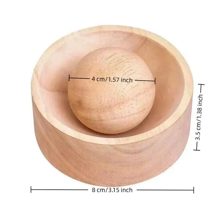 Moule à pâte en bois pour raviolis, outil de pâtisserie rond, presse à pâte réutilisable pour faire