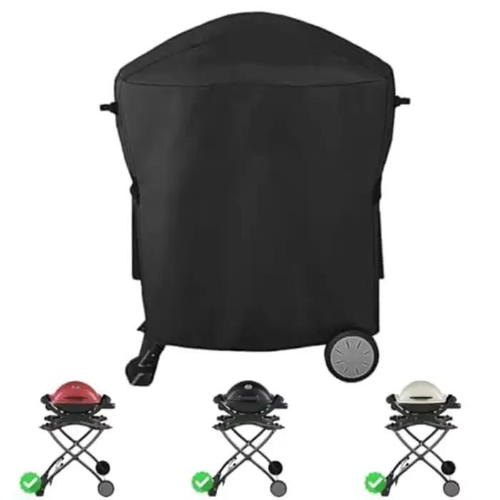 Protégez votre gril pour la série Weber Q1000 Q2000 contre l'eau et l'usure avec une housse en tissu