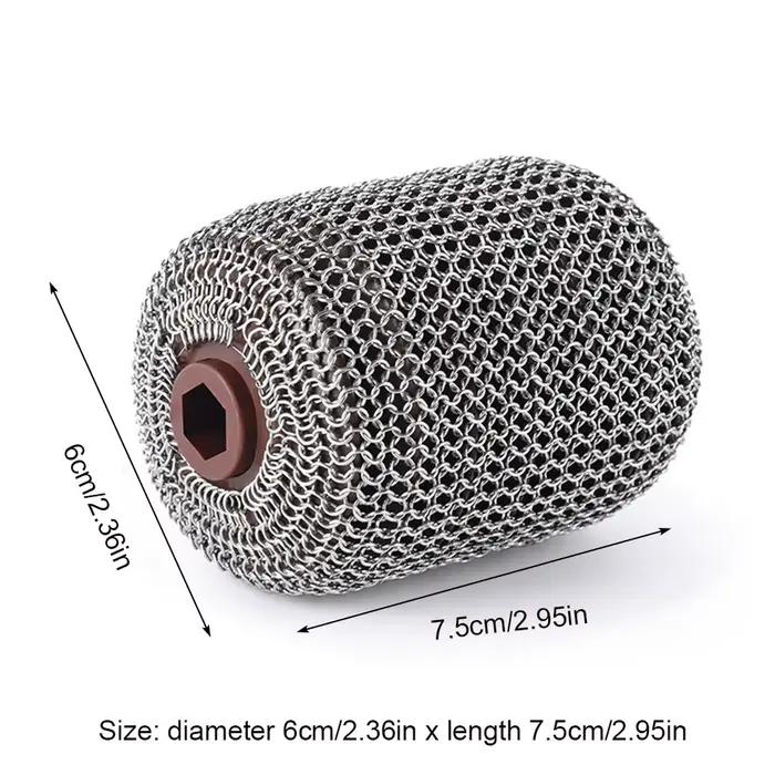 Brosse de gril à rouleau électrique 350 tr/min, avec lumière LED, brosse de nettoyage sans poils en