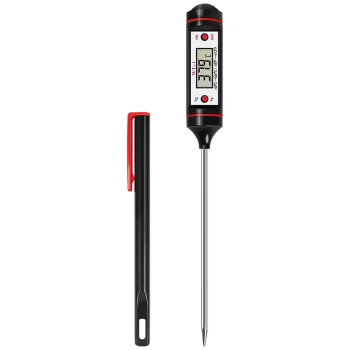 -50-300 ℃ Thermomètre alimentaire numérique pour viande, cuisine, eau de cuisson, lait, sonde alim