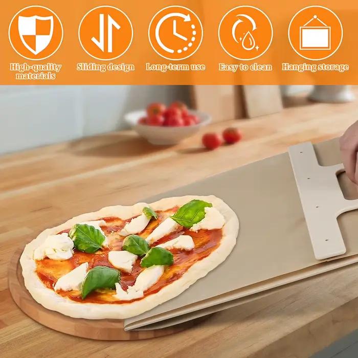 Pelle à Pizza Coulissante Antiarina, Planche à Pâte, pour Cuisine Domestique, Cuisson au Four, Spatu