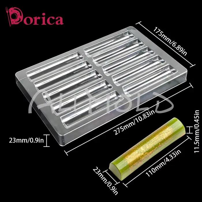 Moule de barre de chocolat professionnel en plastique, crème au beurre, confiserie, bonbons, outil d