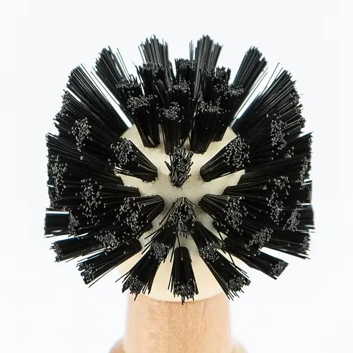 Porte-filtre professionnel avec manche en bois, brosse pour livres, barista, expresso, café, 51mm, 5