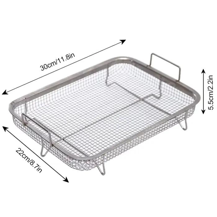 Poêle à huile de cuisson en cuivre, panier à puces antiadhésif, plat de cuisson, gril, outils de cui