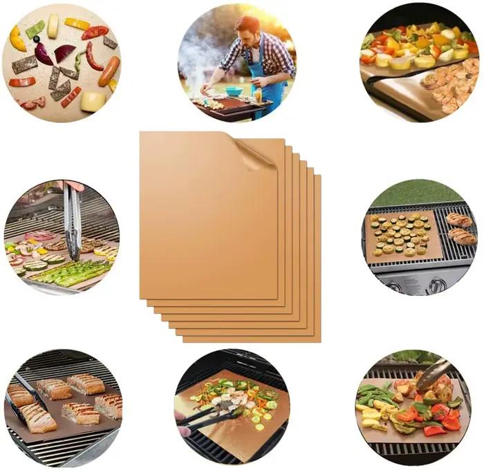 Feuille de tapis de cuisson 40x60cm ou 30x40cm, papier de cuisson antiadhésif réutilisable résistant