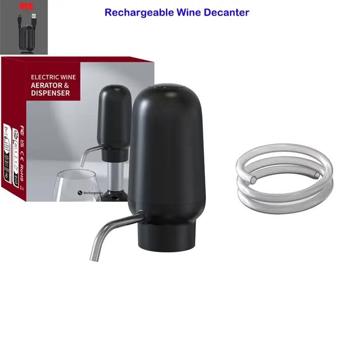 Distributeur d'aérateur de vin électrique Rechargeable, carafe à vin automatique à une touche, acces