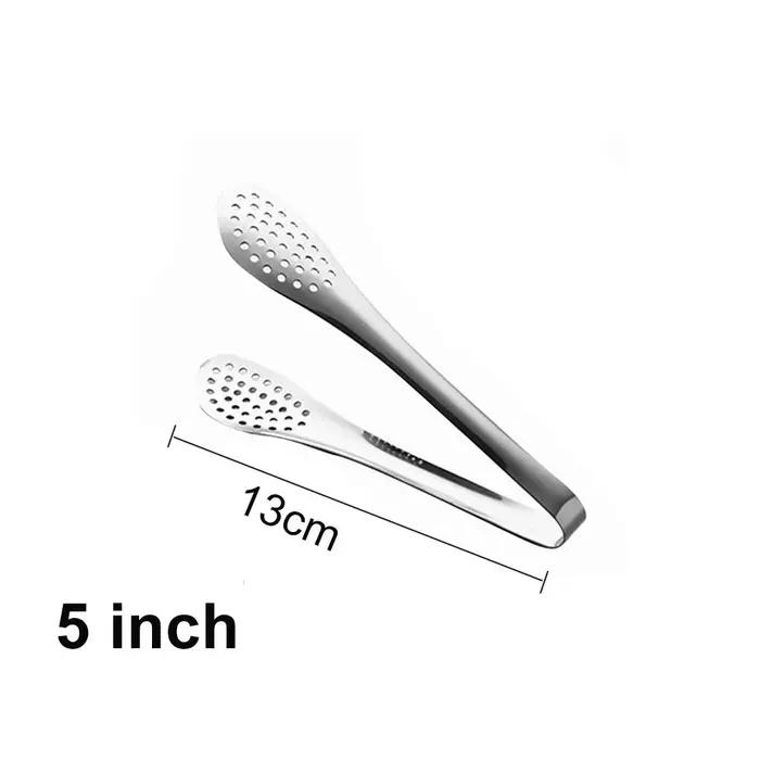 Pince de cuisine en acier inoxydable, ustensile de cuisson anti-chaleur, pour salade, BBQ