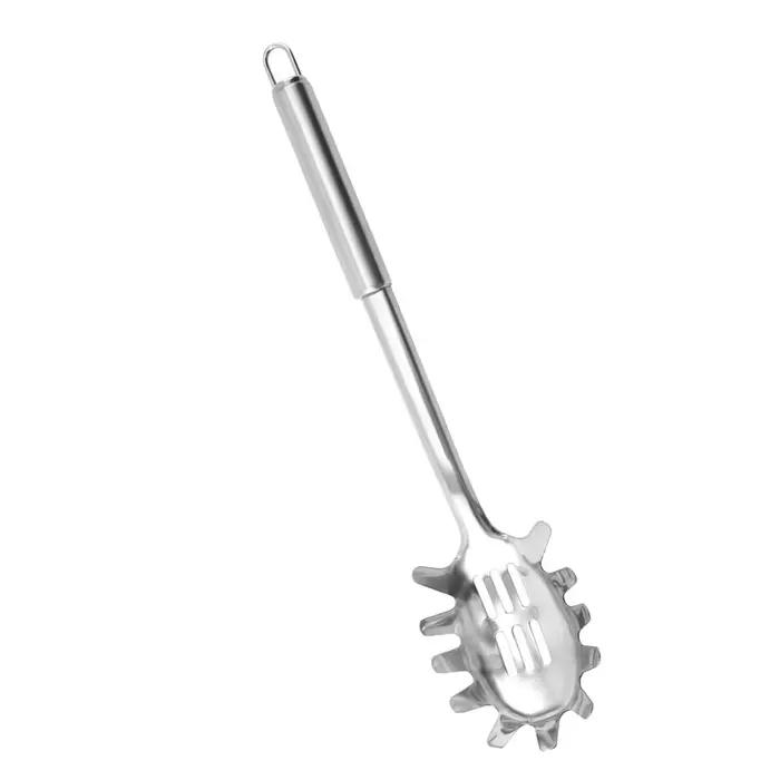 Cuillère à Spaghetti en acier inoxydable poli, serveur à pâtes, ustensiles de cuisine à Long manche,