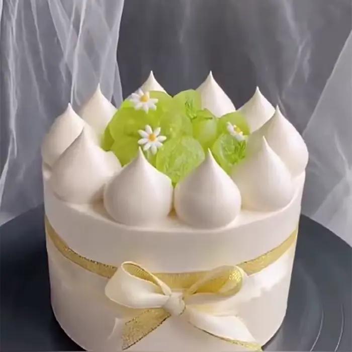 Buse de tuyauterie ronde multi-tailles, grande taille, outils de pâtisserie, crème à gâteau, pointes