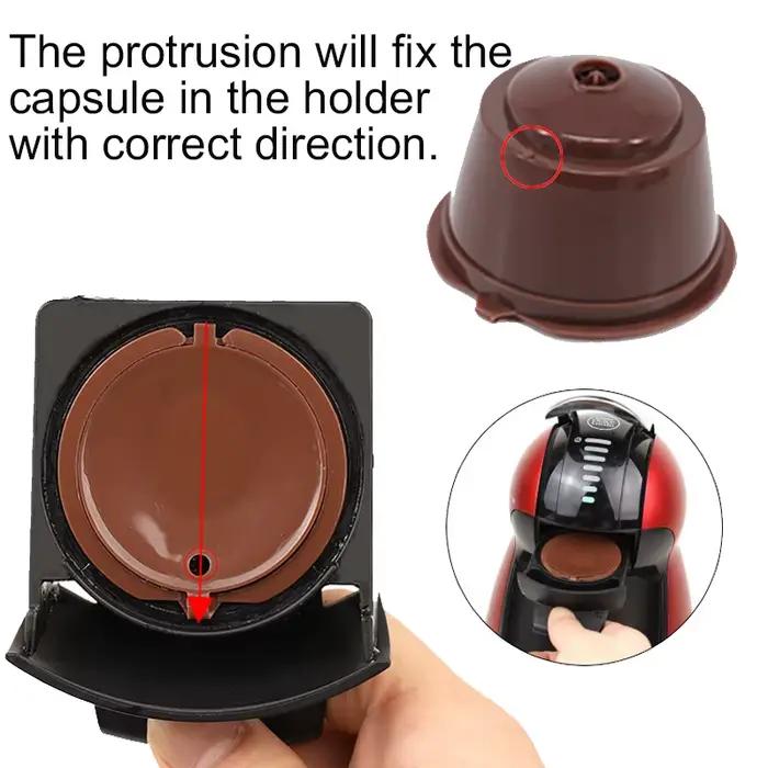 Capsules de café rechargeables pour Dolce Gusto, dosettes vides réutilisables, tasse filtrante en pl