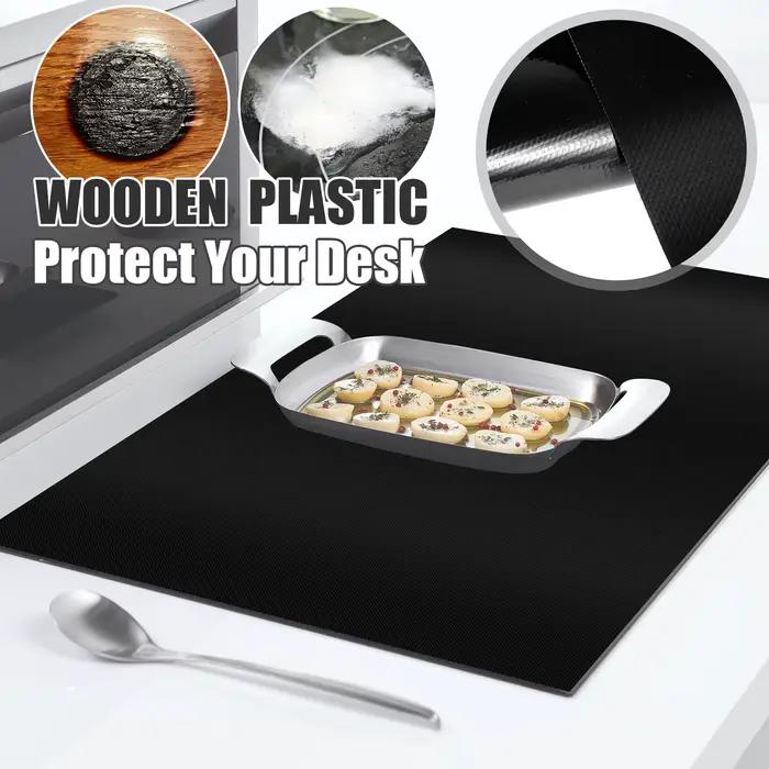 Couvercle de cuisinière à Induction, tapis en Silicone antidérapant, protection de cuisinière électr
