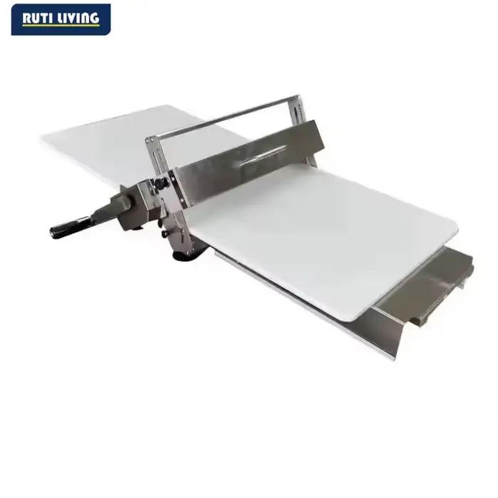 Machine à pâte feuilletée manuelle à manivelle, pliable, de table, pour pizza, croissants et pâtes à