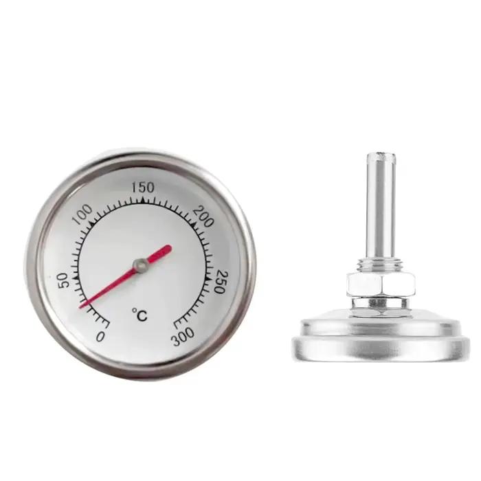 0-300 ℃ Jauge de température de gril de fumeur de Barbecue d'acier inoxydable Barbecue cuisson des