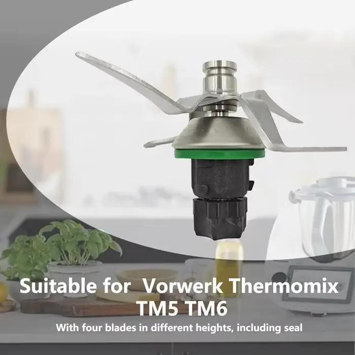 Lame pour mélangeur de remplacement Thermomix TM5 TM6, couteau mixte de cuisson