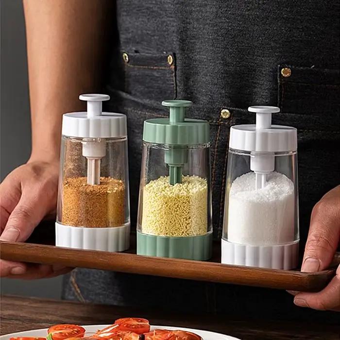 Pots de bouteille d'assaisonnement de cuisine pour épices, pot d'assaisonnement de sel et de poivre,