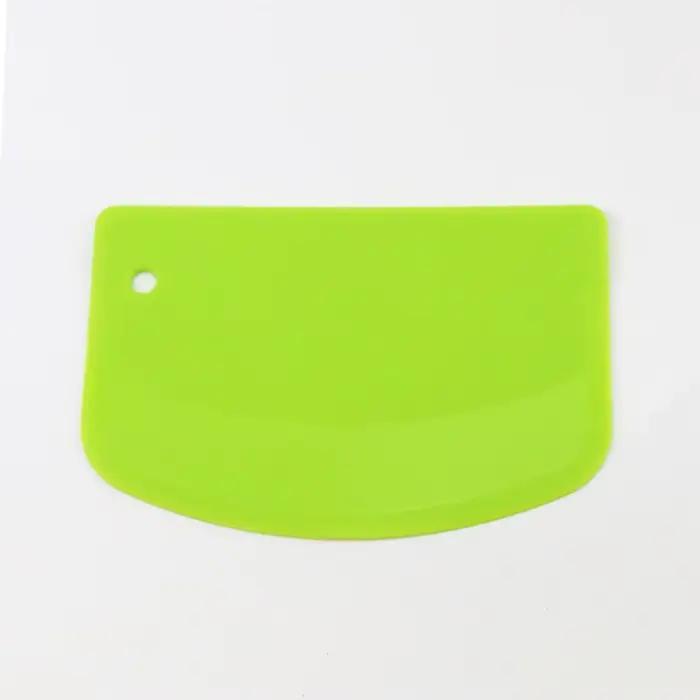 Silicone world 1PC spatule à crème bricolage coupe-pâtisserie Fondant pâte grattoir coupe-gâteau pât