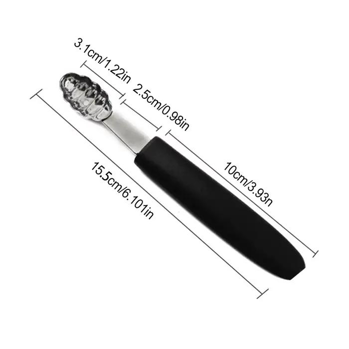 Cuillères à melon rondes simples en acier inoxydable de 10 mm/15 mm, outil indispensable pour les chefs professionnels et les cuisiniers amateurs
