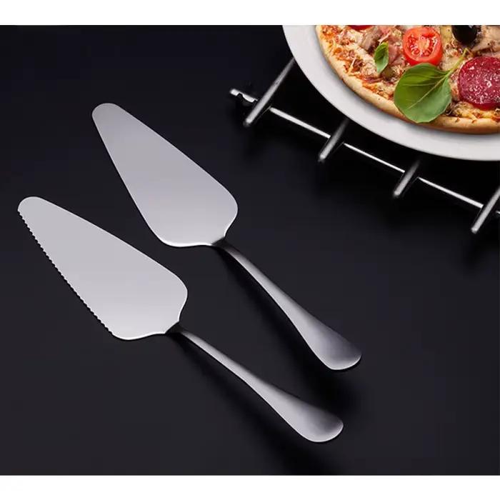 Pelle à gâteau en acier inoxydable, couteau à tarte, outils de cuisine opaque