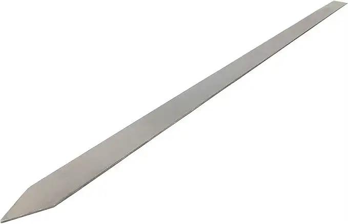 Brochettes de barbecue en acier inoxydable de 19 pouces, 4/5/6 pièces, pour Shish Kebab, brochettes plates pour Kebab, Style turc, Paneer Tikka turc