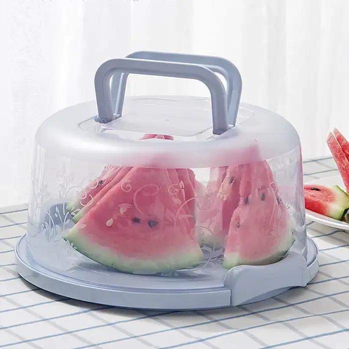 Boîte à Gâteaux Ronde Portable