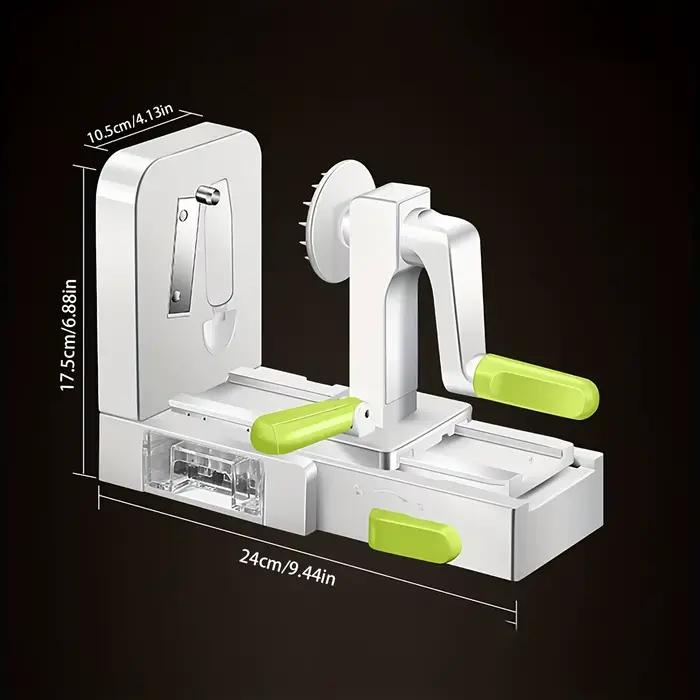 Machine à nouilles de pommes de terre, spiraliseur de légumes en acier inoxydable, trancheur de salade de légumes multifonctionnel, râpes de fruits