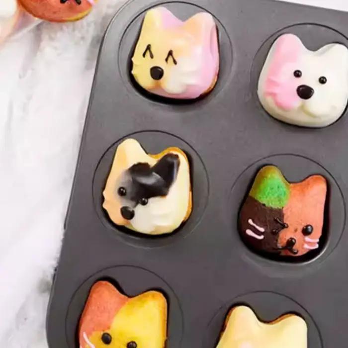 Pan boulangerie moisissure animale en acier en carbone pour une distribution chaleur uniforme