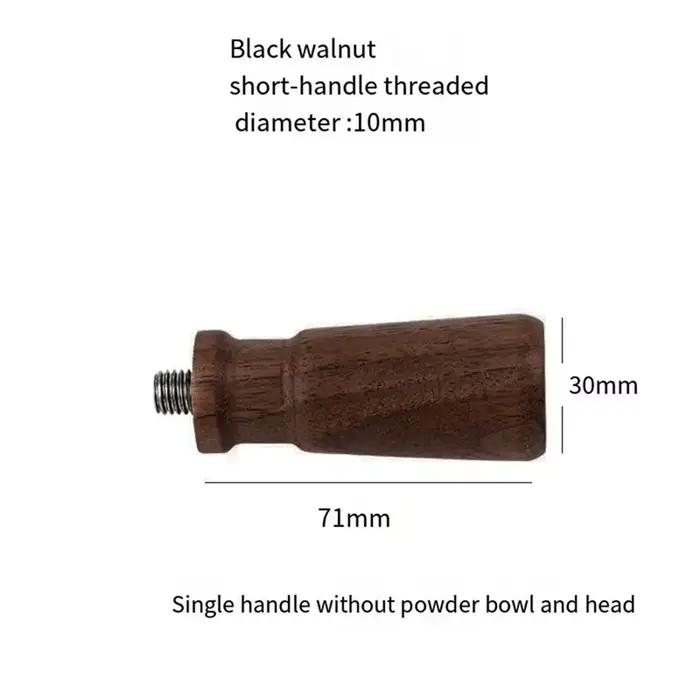 Accessoires pour machine à café B64B - Porte-filtre M10 avec poignée en bois - Outils de café en bois pour machine à expresso