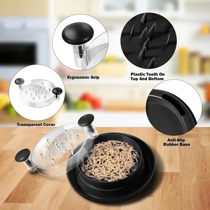 Broyeur de poulet amélioré avec couvercle Transparent