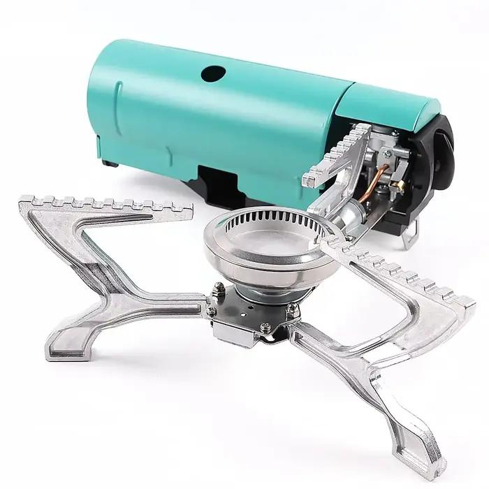 BRS-99 cuisinière à gaz de Camping Portable 2670W brûleur de Camp à domicile pour Glamping randonnée sac à dos cuisinière pliante en plein air voyage en famille