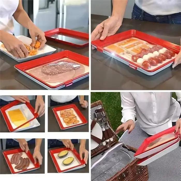 Plateau de conservation des aliments