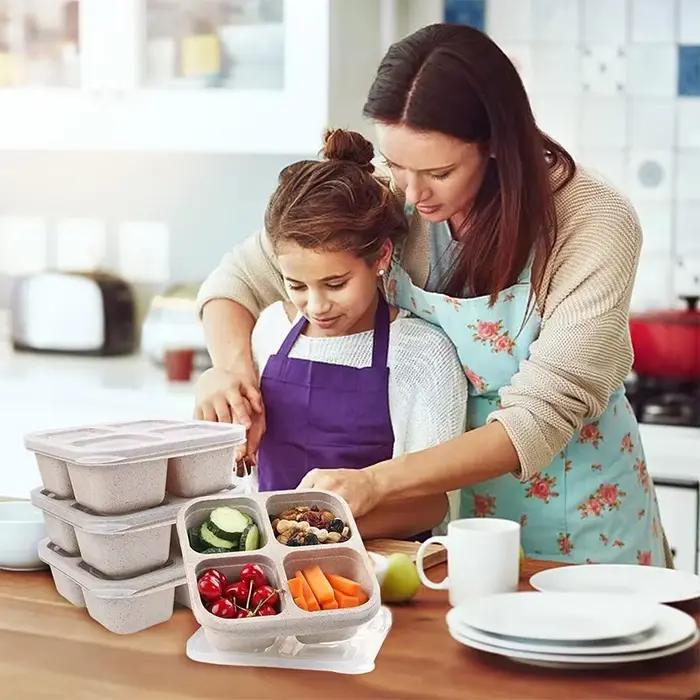 Boîte de Rangement des citrouille à 4 Grilles, Compartiments Portables, Réfrigérateur, Congélateur, Organisateurs pour Légumes et Fruits, Banc Indépendants