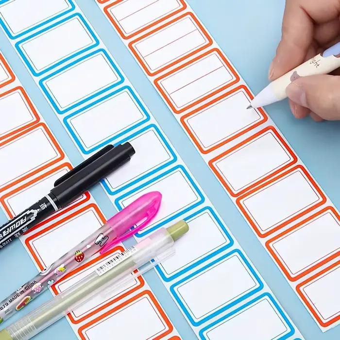 Étiquettes de congélation 500 pièces, sans pelage et collage de résidus, étanche et résistante à l'huile, congélateur, réfrigérateur, garde-manger, Organization de la cuisine