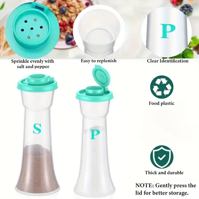 Ensemble de 2 grands salières et poivrières avec couvercles - Parfait pour la cuisine à domicile