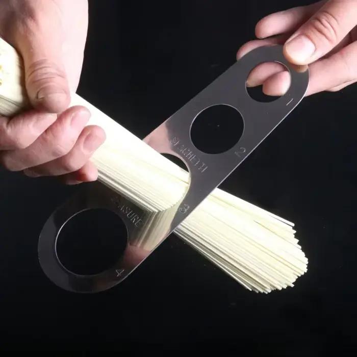 Accessoires de cuisine mesure de nouilles à pâtes en acier inoxydable