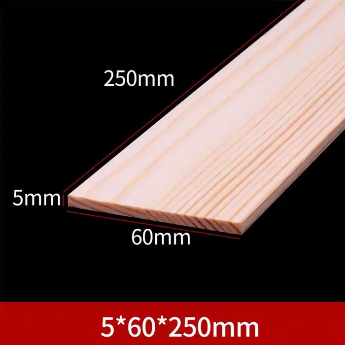 1-4 pièces de planches de pin longues de 250/500 mm