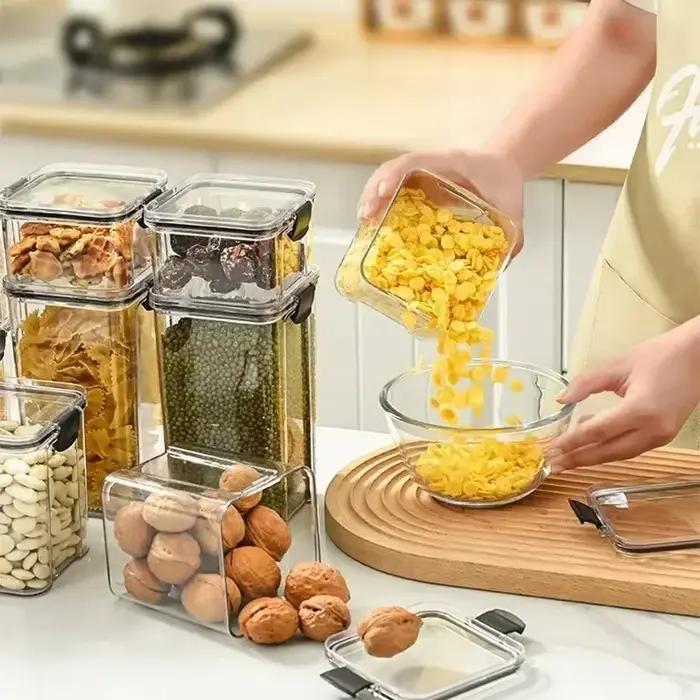 Nouvelle boîte de rangement hermétique en plastique pour cuisine