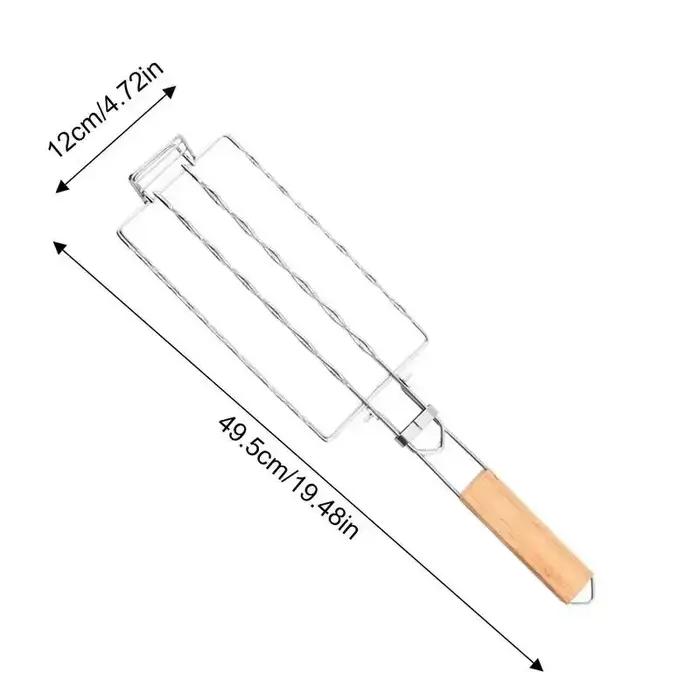 Panier à grillades en maille métallique pour Barbecue