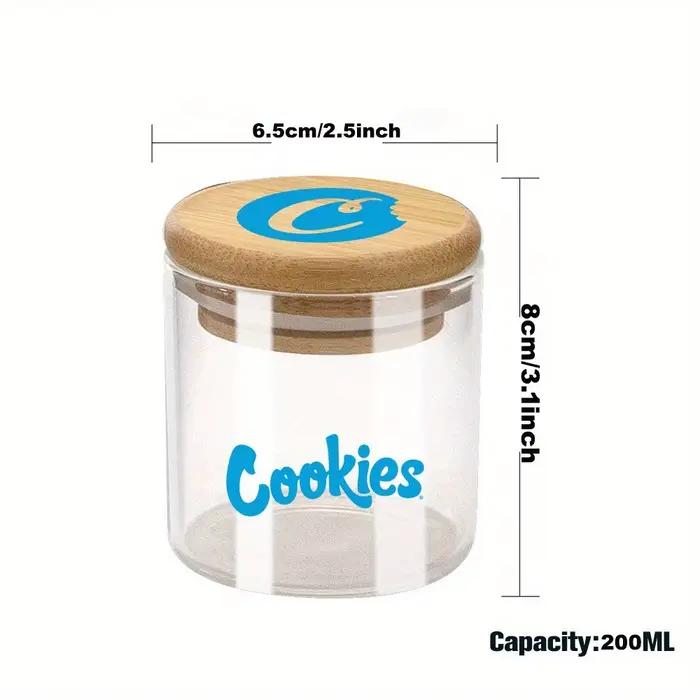 Bocaux de rangement en verre avec couvercle hermétique en bambou pour servir du thé, du café, des épices, des bonbons et des biscuits