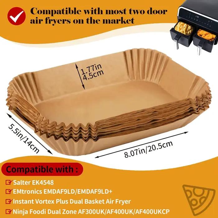 Papier de friteuse à Air chaud pour Ninja Double pile XL