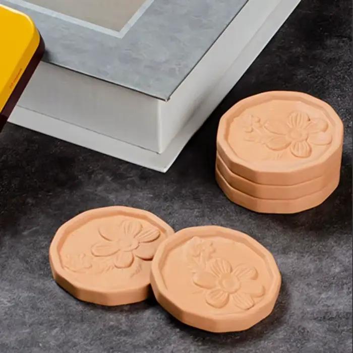 Lot de 2 boîtes de conservation en argile pour sucre roux, réutilisables, anti-humidité, pour thé et aliments secs, utilisables à sec et humide, pour comprimés et noix